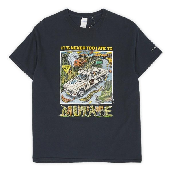 画像1: 00's RAY TROLL アートTシャツ "IT'S NEVER TOO LATE TO MUTATE" (1)