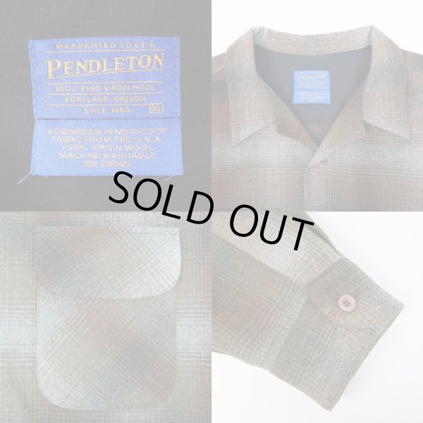 画像3: 00's Pendleton オープンカラー ウールシャツ (3)