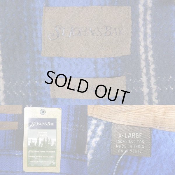 画像3: 90's ST. JOHN'S BAY ヘビーネルシャツ "DEADSTOCK" (3)