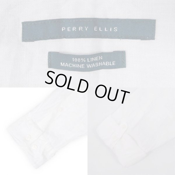 画像3: 00's PERRY ELLIS リネンシャツ (3)
