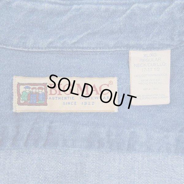 画像3: 90's BIG MAC デニムワークシャツ "MADE IN USA" (3)