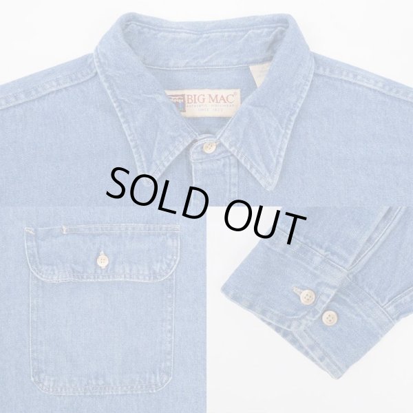 画像4: 90's BIG MAC デニムワークシャツ "MADE IN USA" (4)