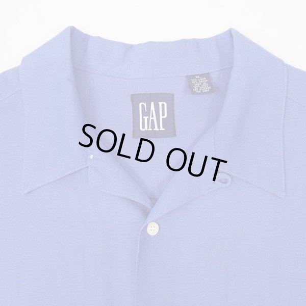 画像3: 90's OLD GAP S/S オープンカラーシャツ "DEADSTOCK" (3)