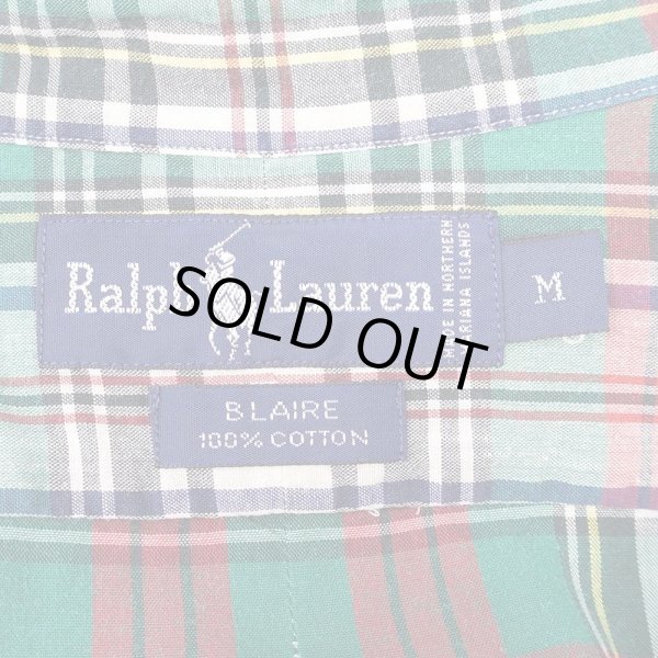 画像2: 90's Polo Ralph Lauren ボタンダウンシャツ "BLAIRE" (2)