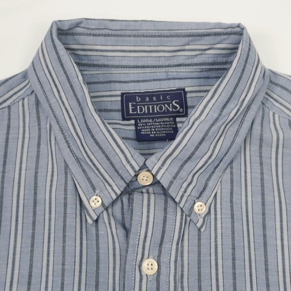 画像3: 90's BASIC EDITIONS S/S ボタンダウンシャツ “DEADSTOCK” (3)