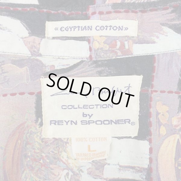 画像2: 90's Reyn Spooner コットンハワイアンシャツ "Guy Buffet Collection" (2)