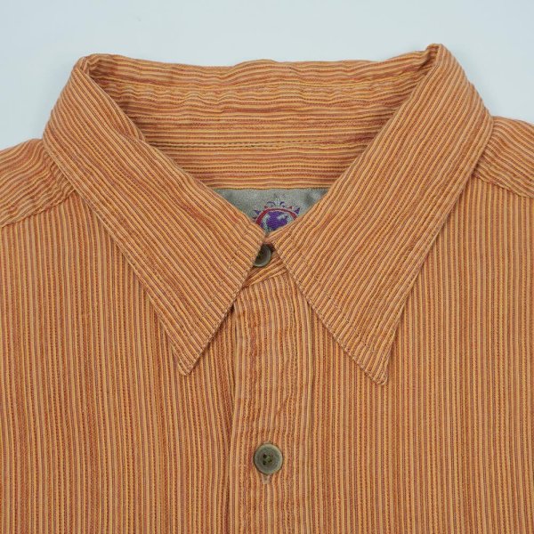 画像3: 90's THE TERRITORY AHEAD マルチストライプ柄 レギュラカラーシャツ (3)