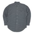 画像1: 90's Polo Ralph Lauren ボタンダウンシャツ "MARLOWE / Black Plaid" (1)