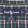 画像2: 90's Polo Ralph Lauren ボタンダウンシャツ "MARLOWE / Black Plaid" (2)