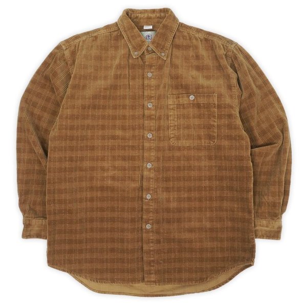 画像1: 90's THE TERRITORY AHEAD コーデュロイ ボタンダウンシャツ (1)