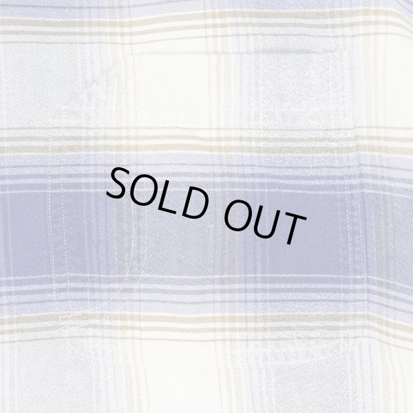 画像3: 90's ST JOHN'S BAY フランネル ボタンダウンシャツ "Ombre Plaid" (3)