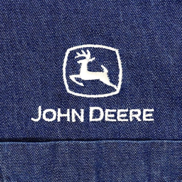 画像2: 00's JOHN DEERE デニムボタンダウンシャツ "DEADSTOCK" (2)