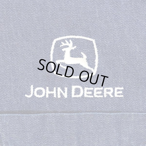 画像2: 00's JOHN DEERE デニムボタンダウンシャツ "DEADSTOCK" (2)