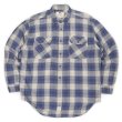画像1: 90's Levi's フランネル ワークシャツ "Ombre Plaid" (1)