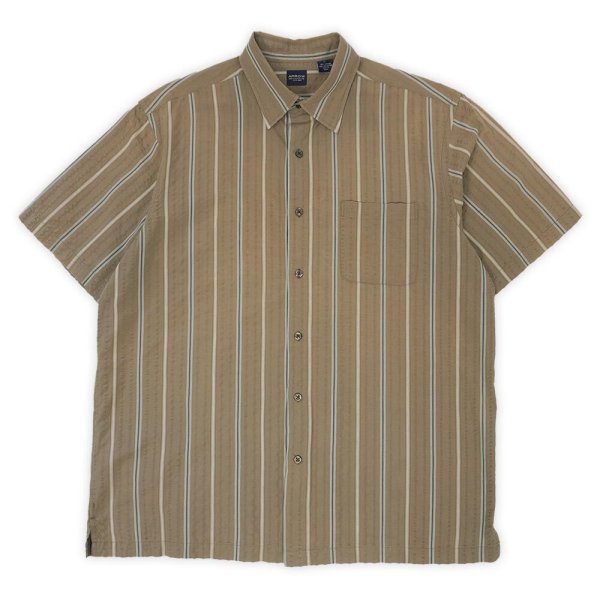 画像1: 00's Arrow S/S シアサッカーシャツ (1)