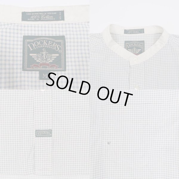 画像3: 90's DOCKERS バンドカラーシャツ "DEADSTOCK" (3)
