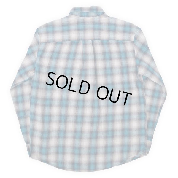 画像2: 90's ST. JOHN'S BAY オンブレチェック柄 フランネルシャツ (2)