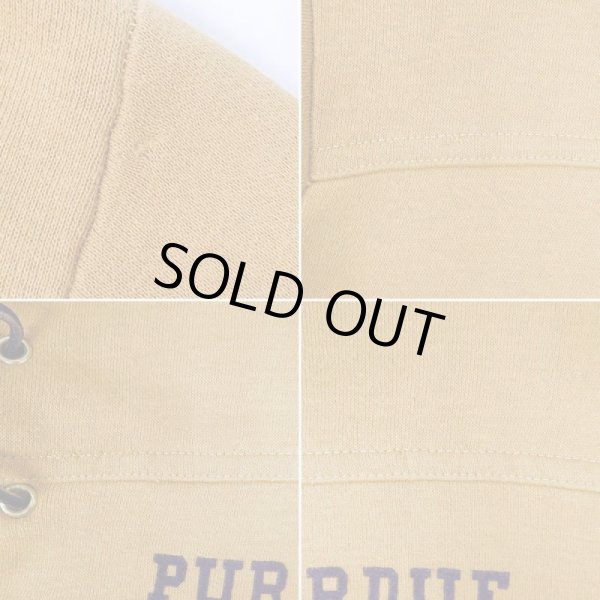 画像6: 60's Champion レースアップ スウェット "ランタグ / PURDUE" (6)