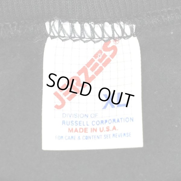 画像2: 90's JERZEES ブランクスウェット "MADE IN USA / BLACK / DEADSTOCK" (2)