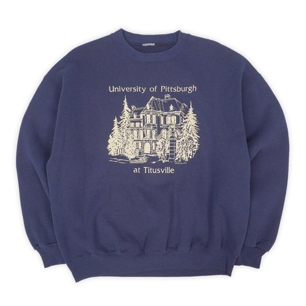画像1: 90's University of Pittsburgh プリントスウェット (1)