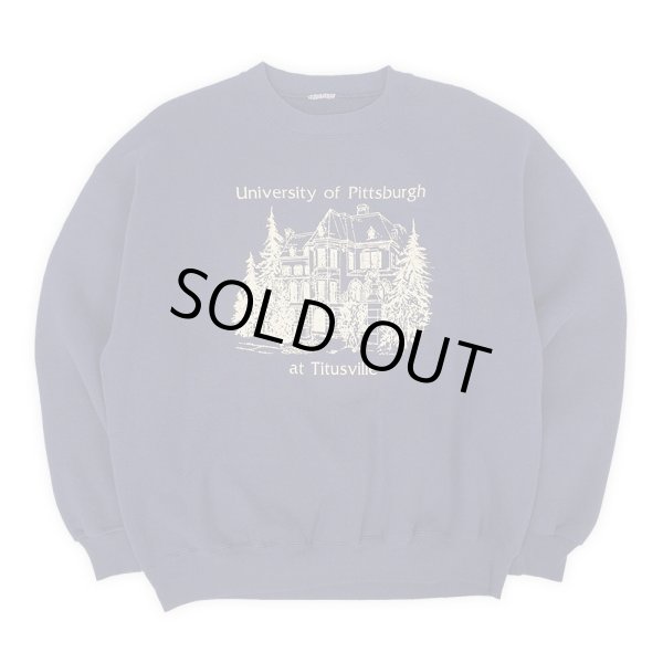 画像1: 90's University of Pittsburgh プリントスウェット (1)