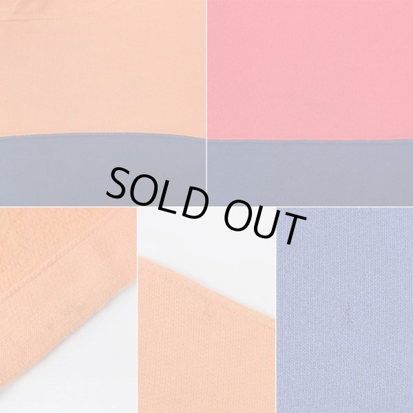 画像4: 90's J.CREW 太ボーダー柄 スウェットパーカー (4)