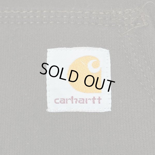 画像3: 00's Carhartt フルジップ スウェットパーカー "Dark Brown" (3)