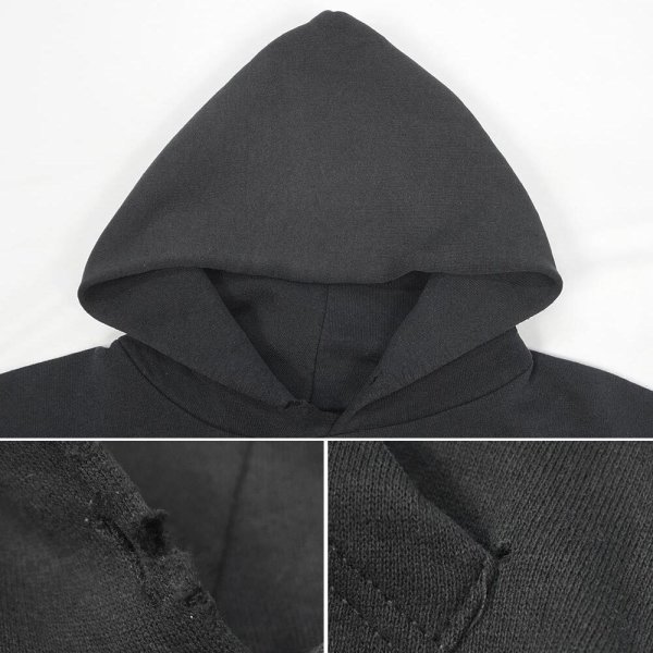 画像4: "L / BLACK" 00's RUSSELL ブランク スウェットパーカー (4)