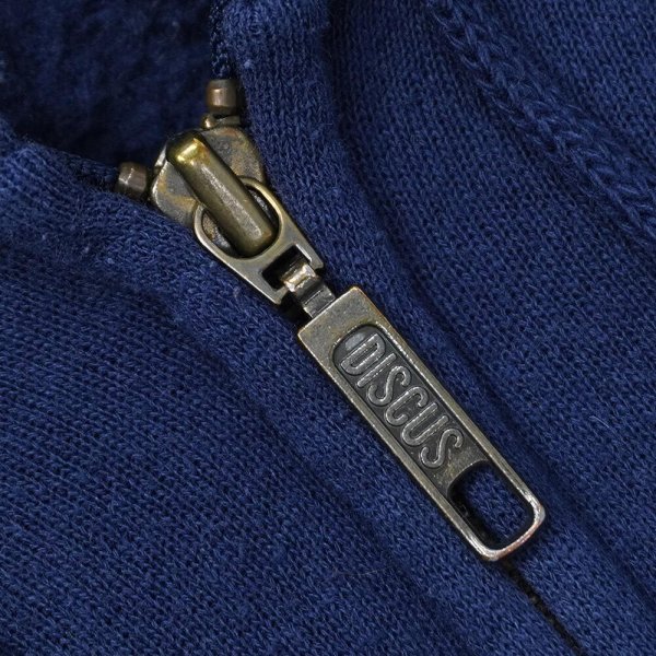 画像2: 90's DISCUS フルジップ スウェットパーカー (2)