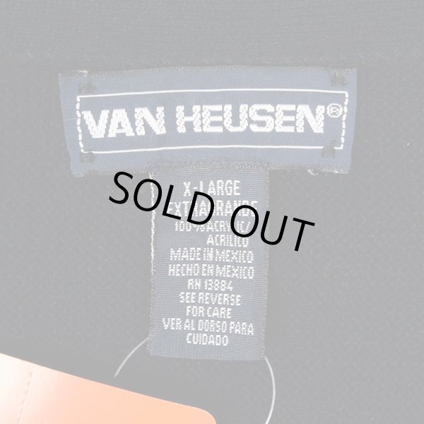 80's VAN HEUSEN アクリル ニット カーディガン