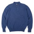 画像1: 90-00's Polo Ralph Lauren ニットポロ “HEATHER NAVY” (1)