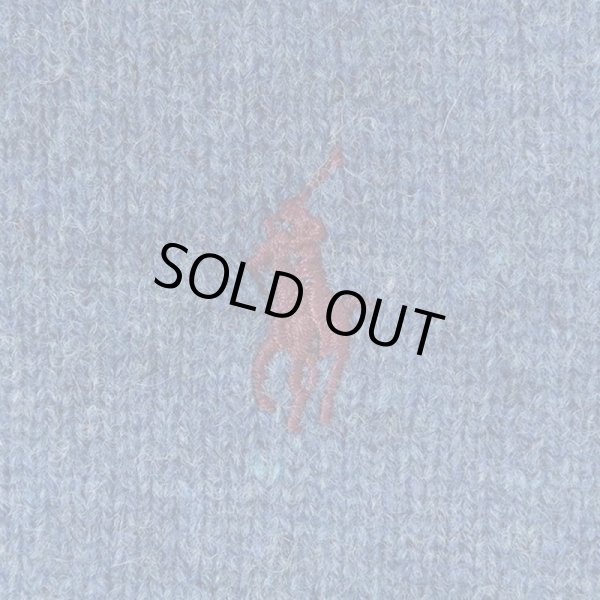 画像4: 90-00's Polo Ralph Lauren ニットポロ “HEATHER NAVY” (4)