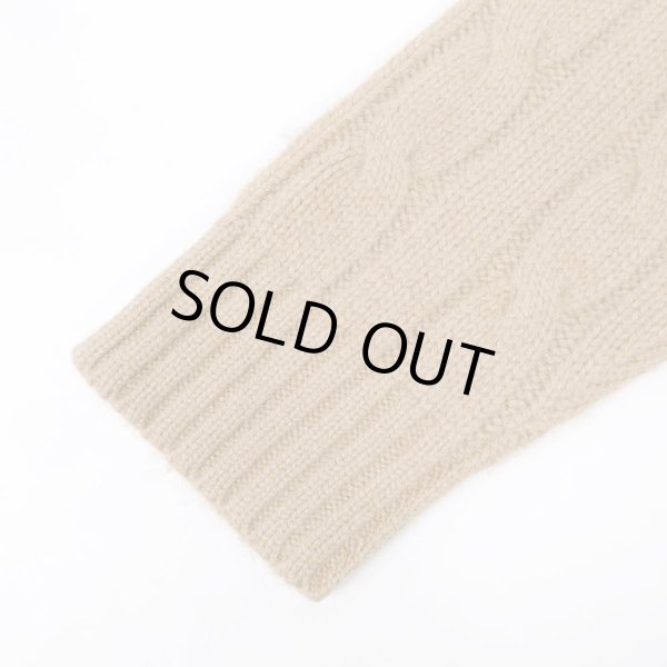 画像4: 90's Polo Ralph Lauren ケーブル編み タートルネックニット (4)