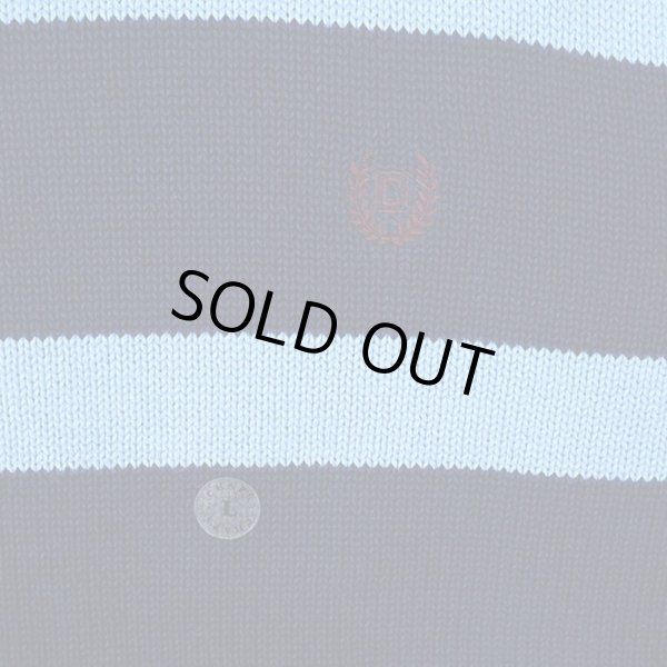 画像4: 00's CHAPS ボーダー柄 コットンニット "DEADSTOCK" (4)