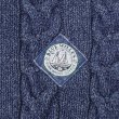 画像3: 90's BLUE WILLI’S インディゴ染め コットンニット "MADE IN DENMARK" (3)