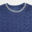 画像4: 90's BLUE WILLI’S インディゴ染め コットンニット "MADE IN DENMARK" (4)
