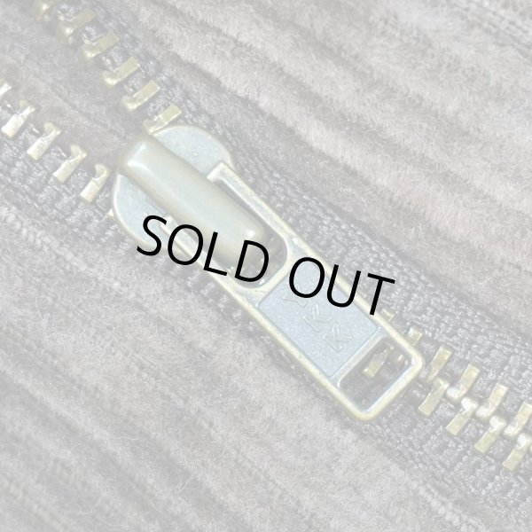 画像4: 00's Brooks Brothers ノータック 太畝コーデュロイトラウザー "BROWN / W35 L30" (4)