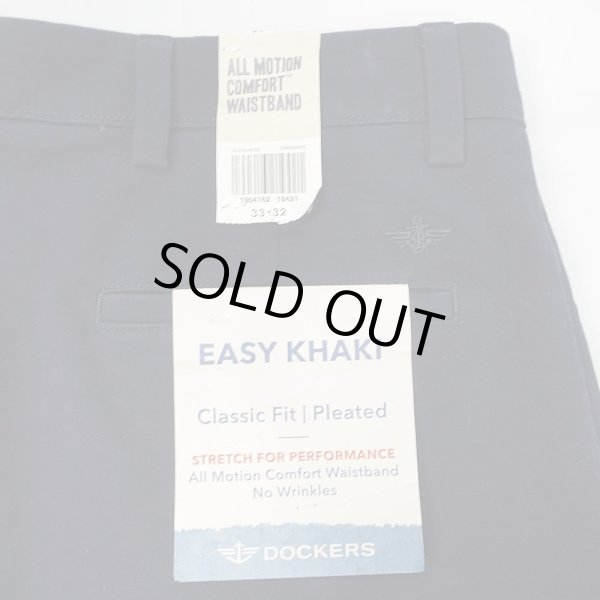 画像3: 00's DOCKERS 2タック チノトラウザー "Dark Navy / DEADSTOCK" (3)