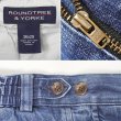 画像3: 90's ROUNDTREE＆YORKE 2タック デニムトラウザー "W36 L29" (3)