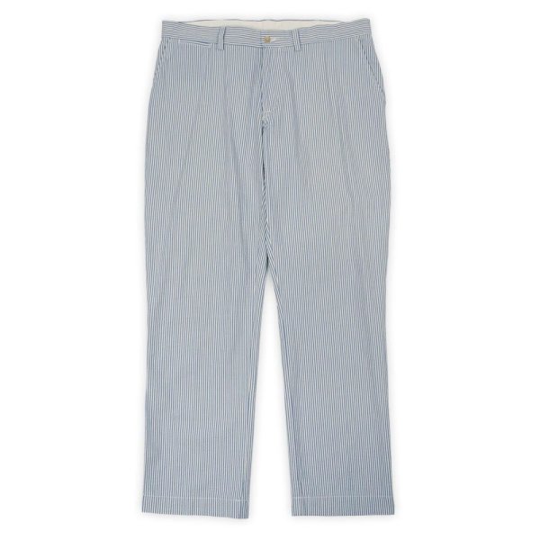 画像1: 00's Polo Ralph Lauren ノータック シアサッカートラウザー "SUFFIELD PANT / W36 L32" (1)