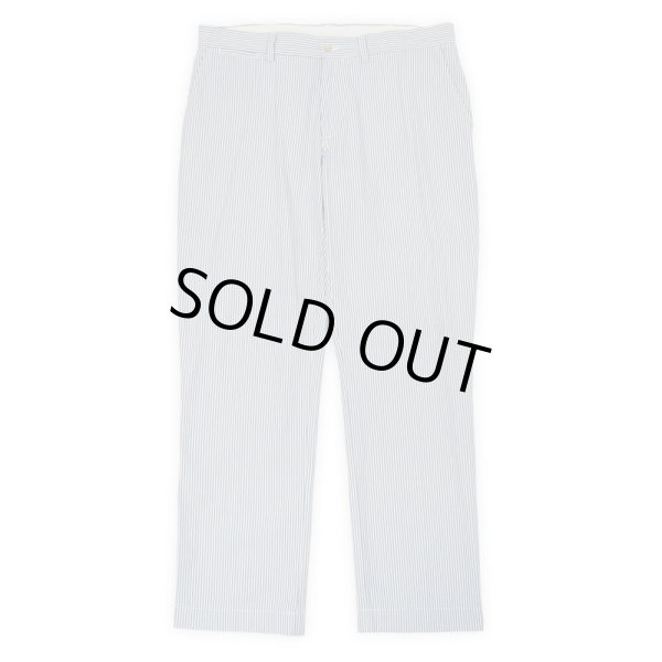 画像1: 00's Polo Ralph Lauren ノータック シアサッカートラウザー "SUFFIELD PANT / W36 L32" (1)