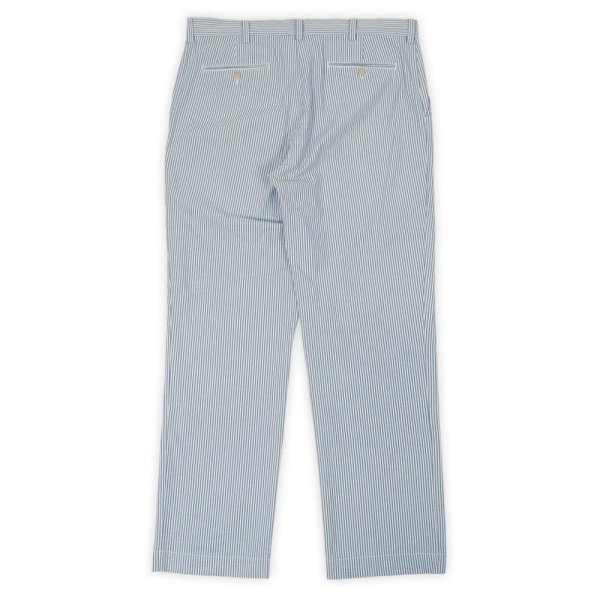 画像2: 00's Polo Ralph Lauren ノータック シアサッカートラウザー "SUFFIELD PANT / W36 L32" (2)