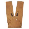 画像1: 00's Carhartt ダブルニー ダックオーバーオール “R01-BRN / W34 L34” (1)