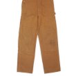 画像2: 00's Carhartt ダブルニー ダックオーバーオール “R01-BRN / W34 L34” (2)