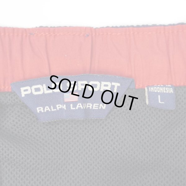 画像3: 90's POLO SPORT ナイロンショーツ "Navy" (3)