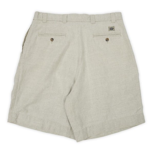 画像2: 90's DOCKERS 2タック コットンリネンショーツ (2)