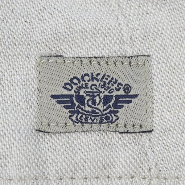 画像3: 90's DOCKERS 2タック コットンリネンショーツ (3)