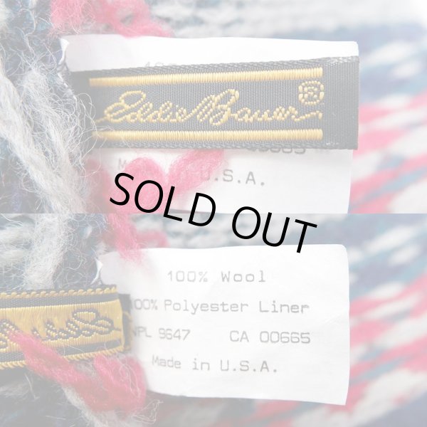 画像3: 80's Eddie Bauer ニット×フリース ビーニー "MADE IN USA" (3)