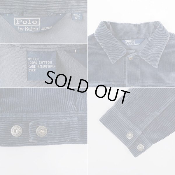 画像4: 90's Polo Ralph Lauren 太畝コーデュロイ トラッカージャケット (4)