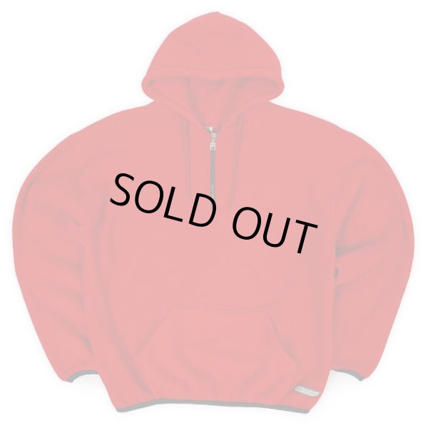 画像1: 90's RUSSELL ハーフジップ フリースフーディー "MADE IN USA" (1)